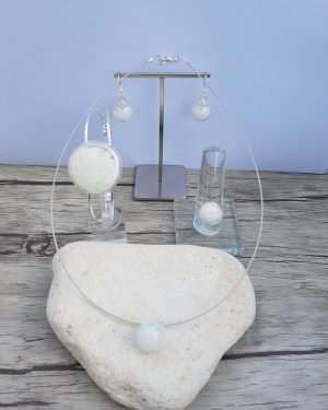 Parure verre soufflé et Fleur de sel