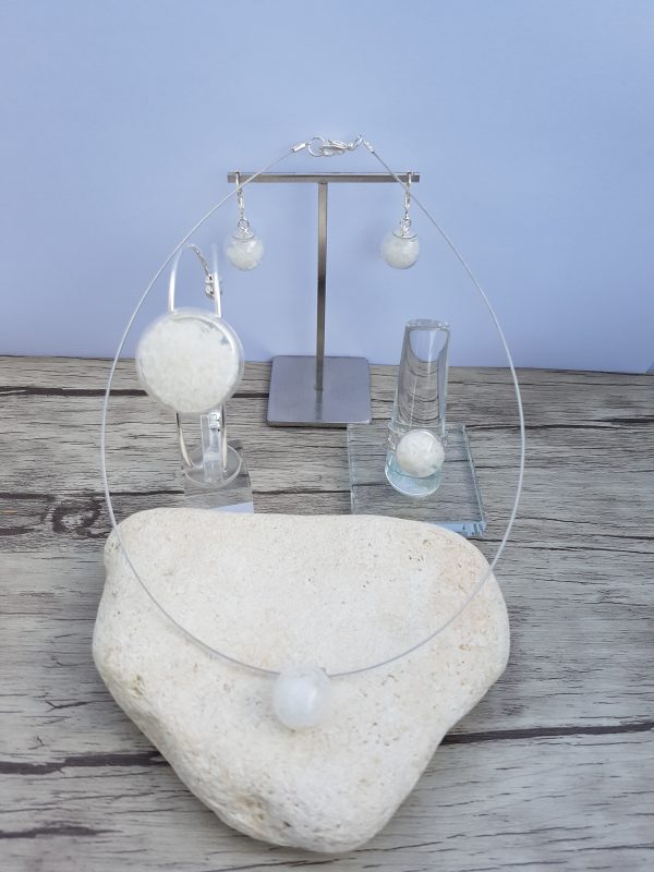 Parure verre soufflé et Fleur de sel
